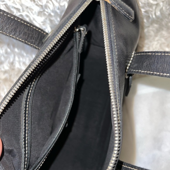 Coach Black Leather Handbag - Picture 7 of 15